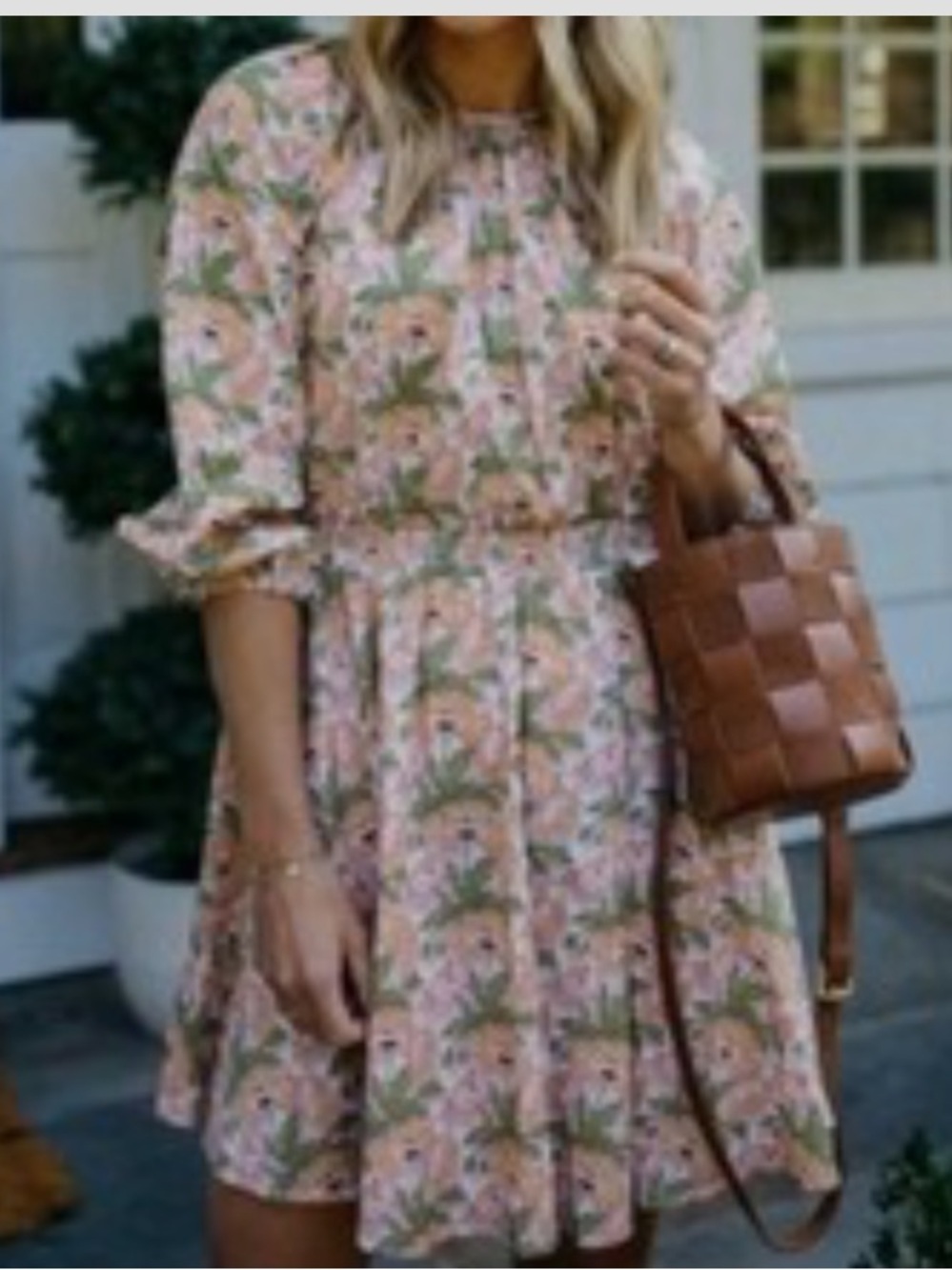 J.Crew Liberty Fabrics Floral Smocked Cottage Core Mini Dress Size small